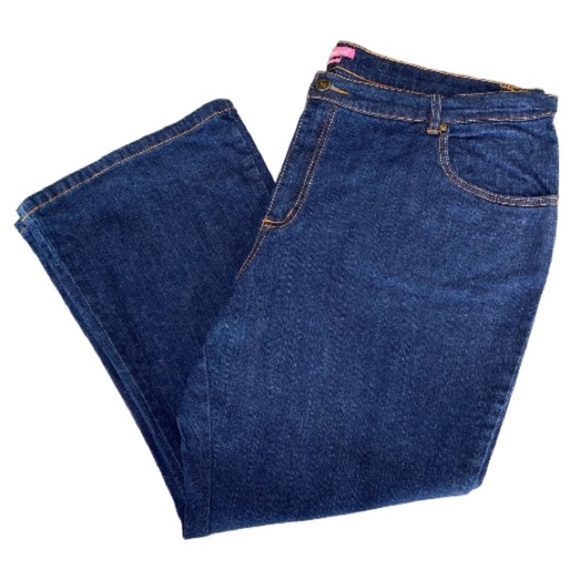 Natural Fit Womens Jeans Woman Within Plus Size 22W Petite Indigo Blue Wash - Picture 8 of 16